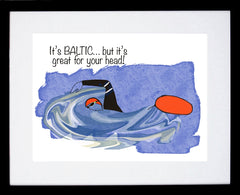 Sea Swimmer Black Frame