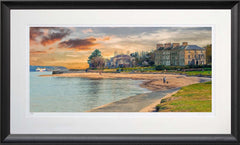 Co Down - Seapark, Holywood-95.5 x 59-Black Bevelled Frame
