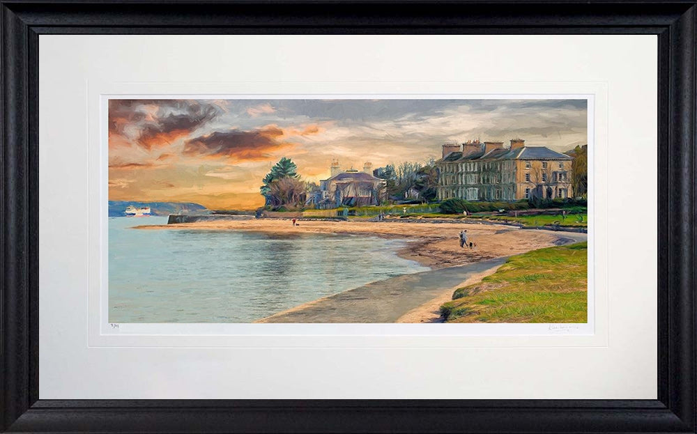 Co Down - Seapark Holywood Frame Black Moulded 71x45