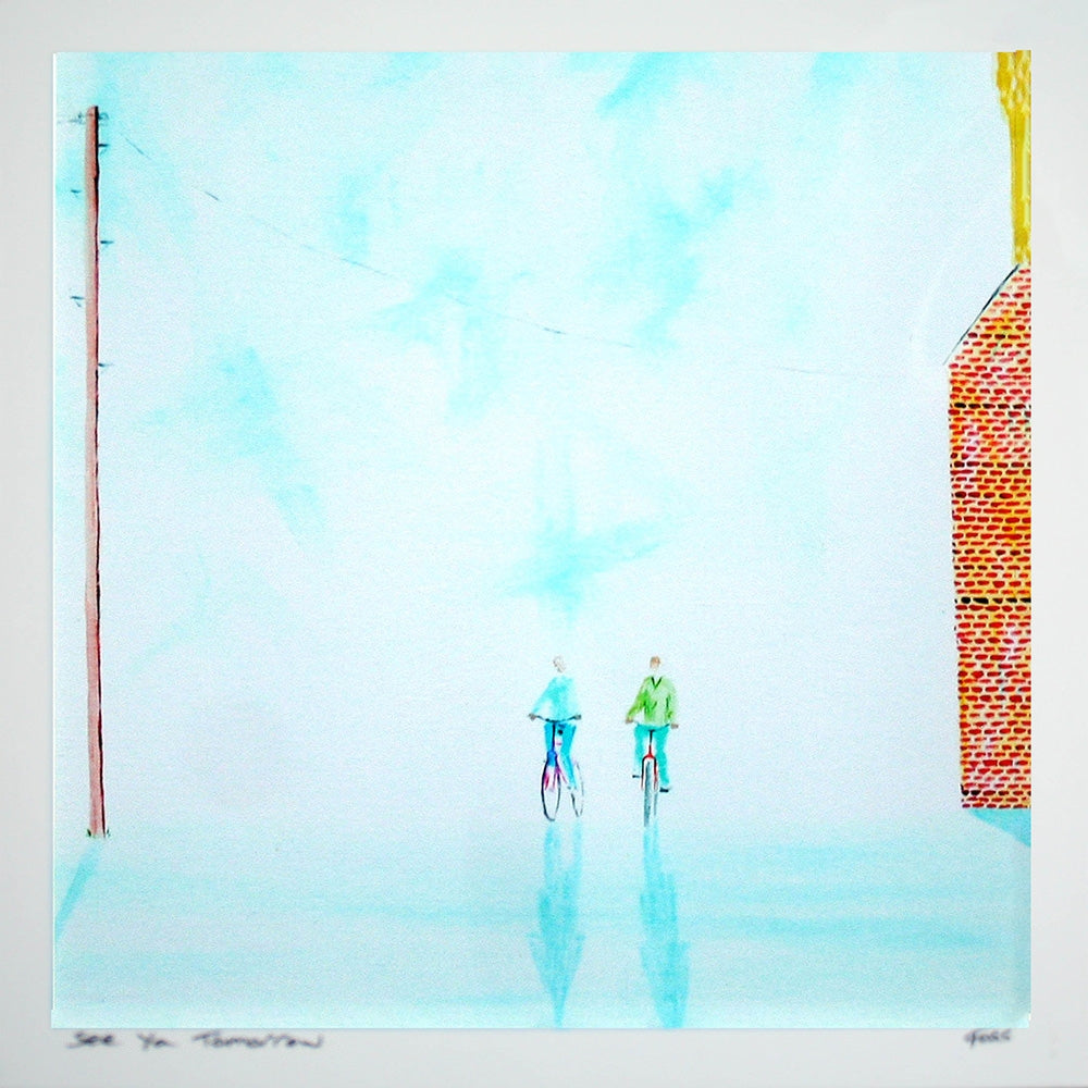 See Ya Tomorrow Unframed 40 x 40