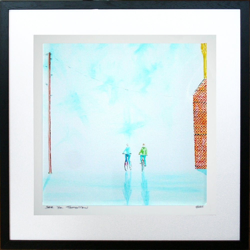 See Ya Tomorrow Framed 40 x 40