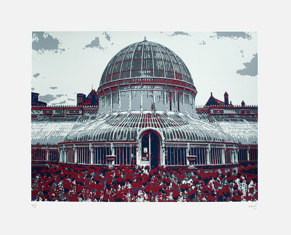 Serene, Botanic Gardens Unframed