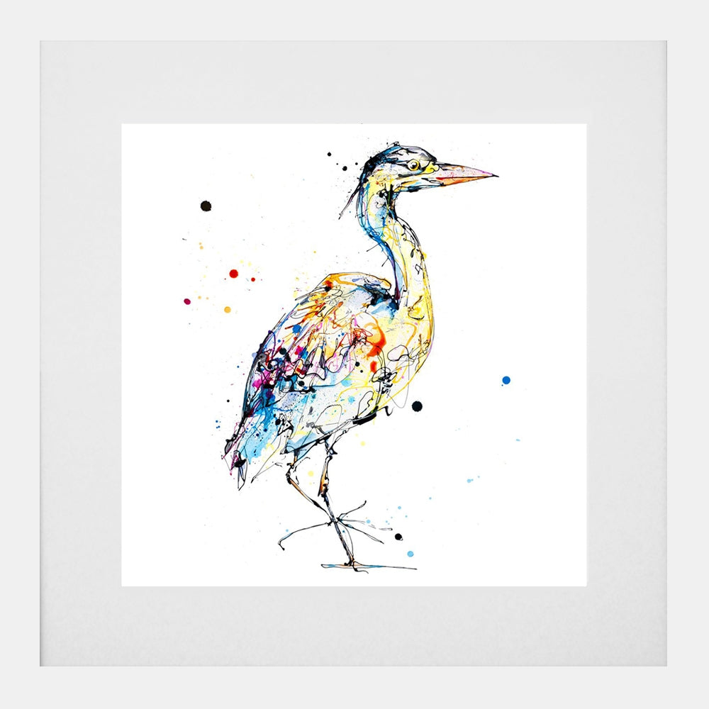 Print Open Edition Animals - Serenity-30 x 30-White Box Frame (With Mount)