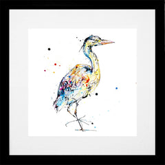 Print Open Edition Animals - Serenity-30 x 30-Black Box Frame (With Mount)