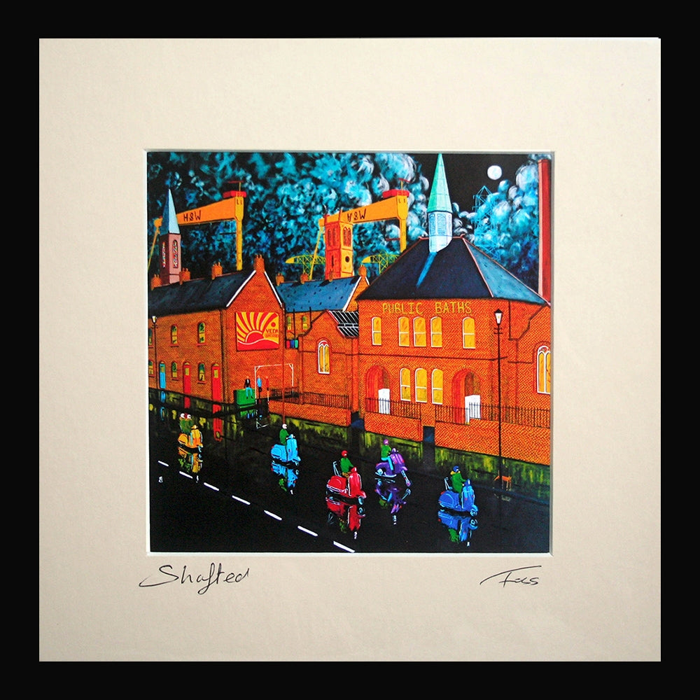 Shafted Framed 15 x 15