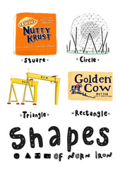 Shapes Of Northern Ireland Unframed