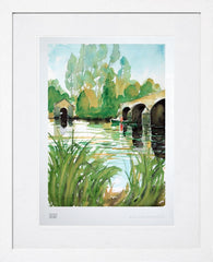 Print Belfast - Shaw's Bridge White Frame