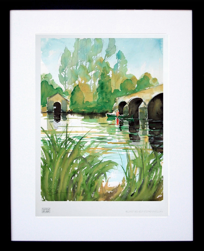 Shaw's Bridge Belfast Frame Black