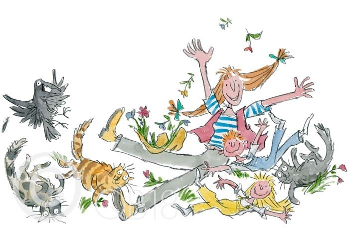 Quentin Blake - She Isn't Quite Like Other Folk