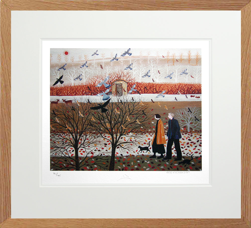 Shortest Day Light Oak Box Frame