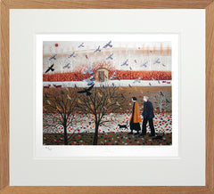 Shortest Day Light Oak Box Frame