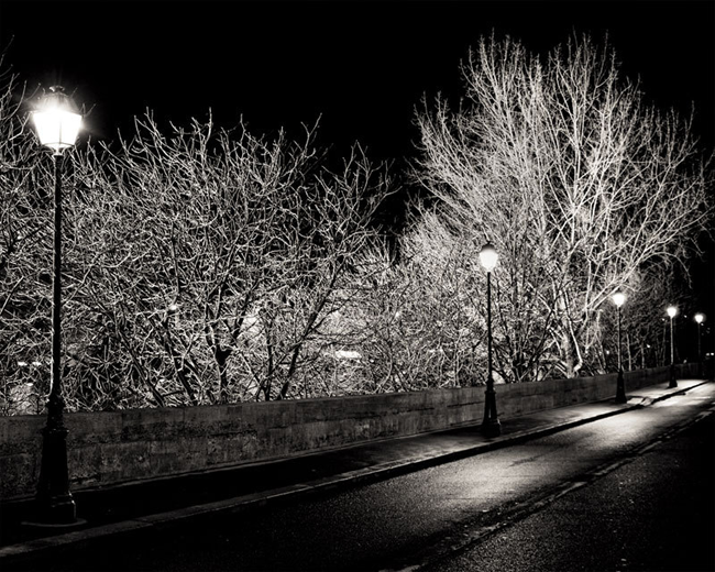 Siene At Night Unframed