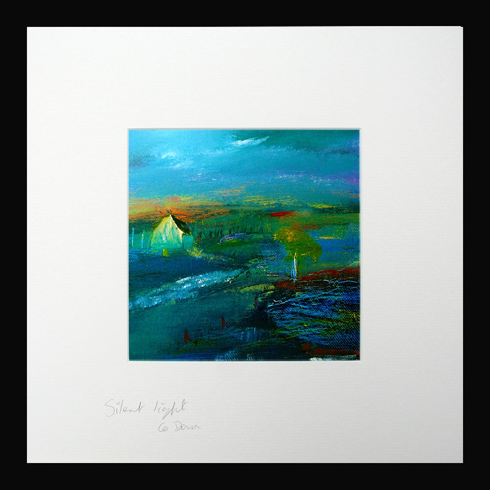 Print - Silent Light, Co Down Black Frame