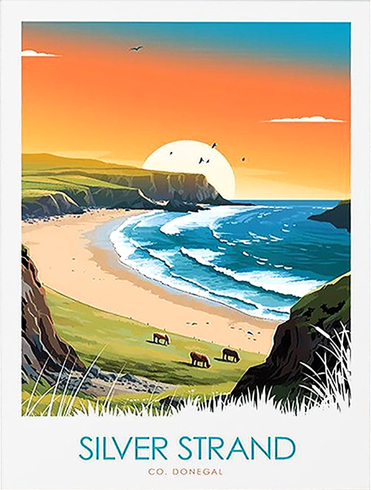 Co Donegal - Silver Strand - Unframed