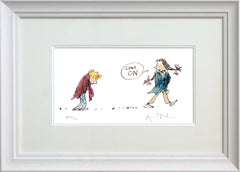 Quentin Blake Signed - Simpkin Slow Artist Proof White Scoop Frame