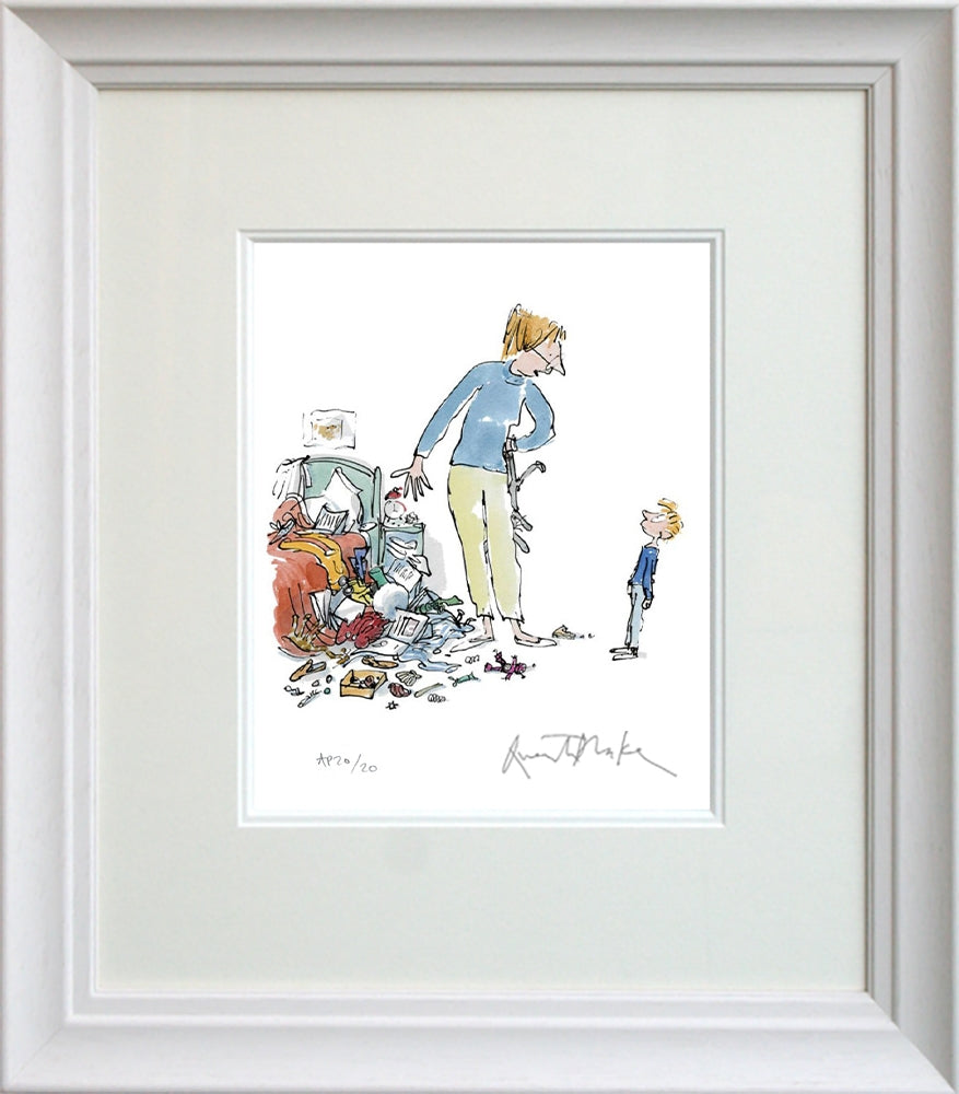 Quentin Blake Signed - Simpkin This Artist Proof White Scoop Frame