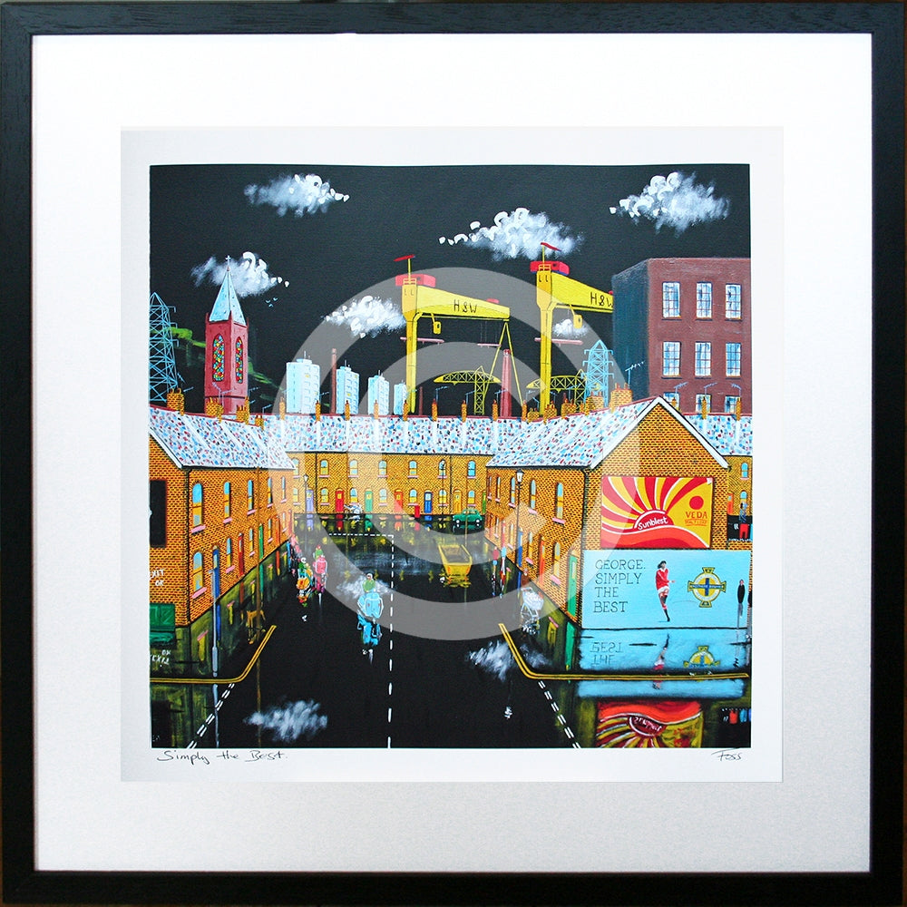 Print - Simply The Best 40 x 40 Framed