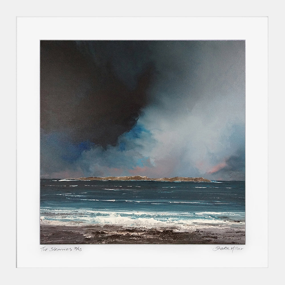 Print - The Skerries White Frame