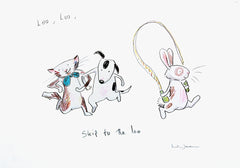 Original - Skip To The Loo Unframed