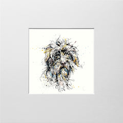 Print Open Edition Animals - Slippers-12 x 12-Unframed