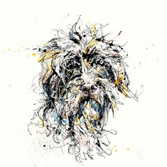 Print Open Edition Animals - Slippers-30 x 30-Unframed