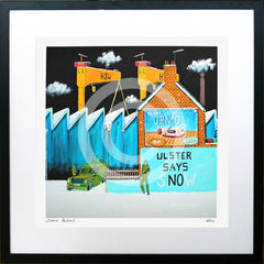 Print - Snow Patrol 2-40 x 40-Black Box Frame