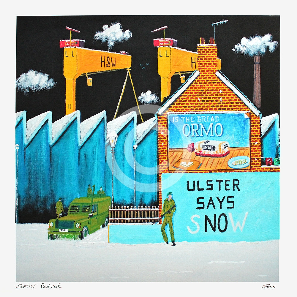 Print - Snow Patrol 2-40 x 40-Unframed