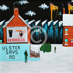 Print - Snow Patrol 4-40 x 40-Black Box Frame