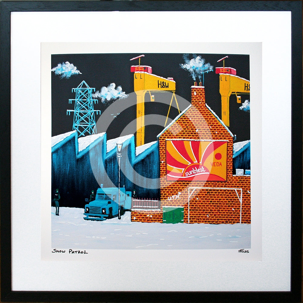 Print - Snow Patrol 1-40 x 40 Framed