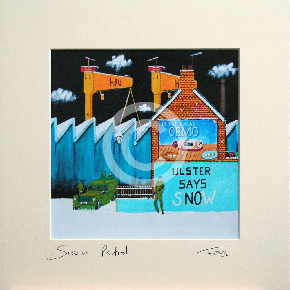 Print - Snow Patrol 2-15 x 15-Unframed