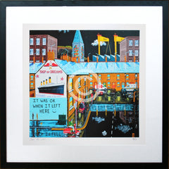 Print - So It Is-40 x 40-Black Box Frame