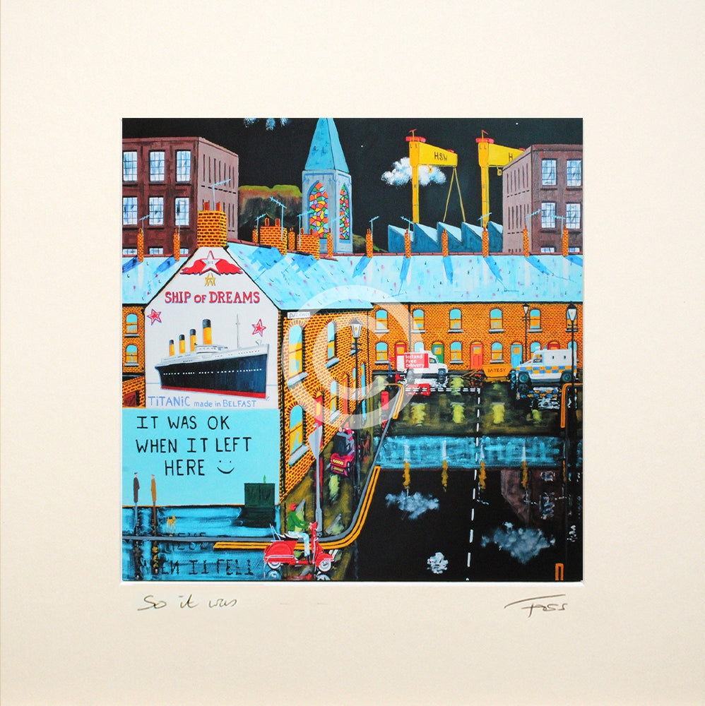 Print - So It Was-15 x 15-Unframed