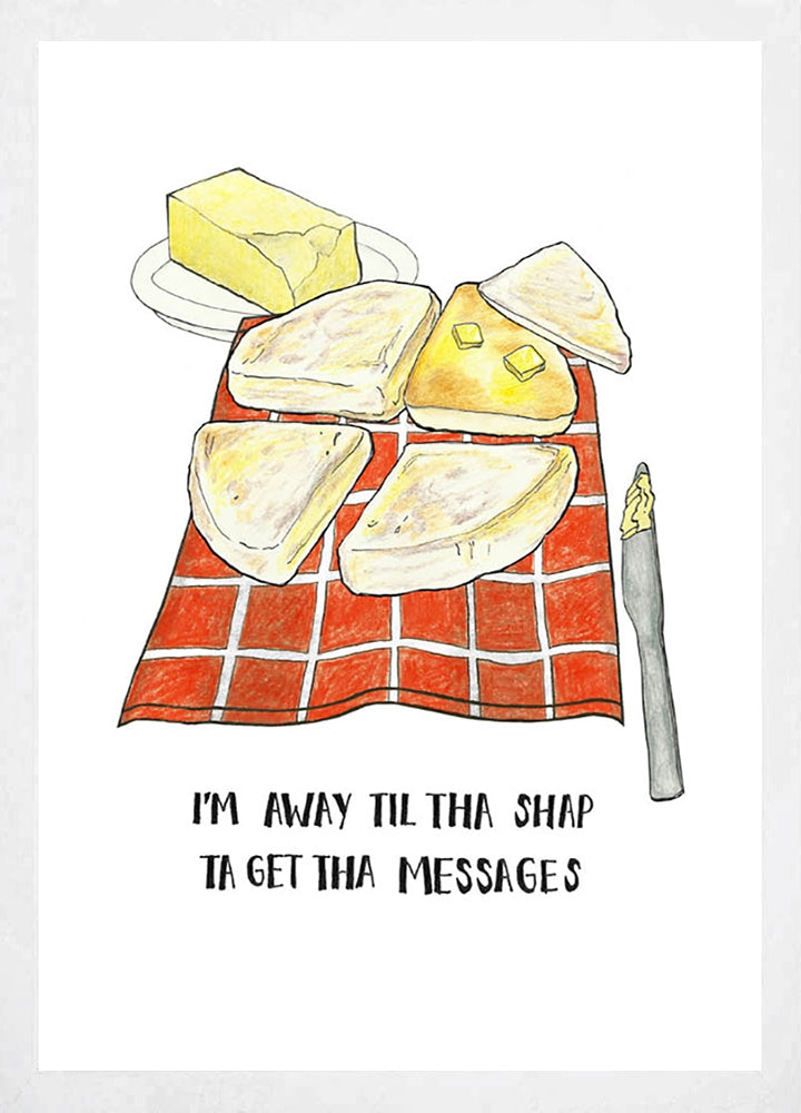 Food - Soda Bread-A2 - 42 x 59.4-White Box Frame