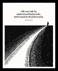Soren Kierkegaard - Life Black Box Frame