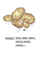 Food - Potatoes Unframed