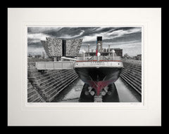 Belfast - SS Nomadic Belfast-60 x 47.5-Flat Black Frame