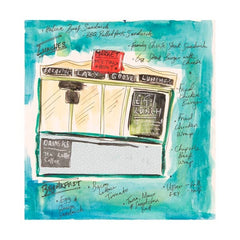 St Georges Market - Lunch Stall Unframed