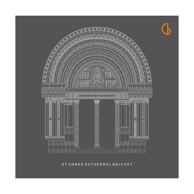 St Anne's Cathedral Belfast Unframed 15x15