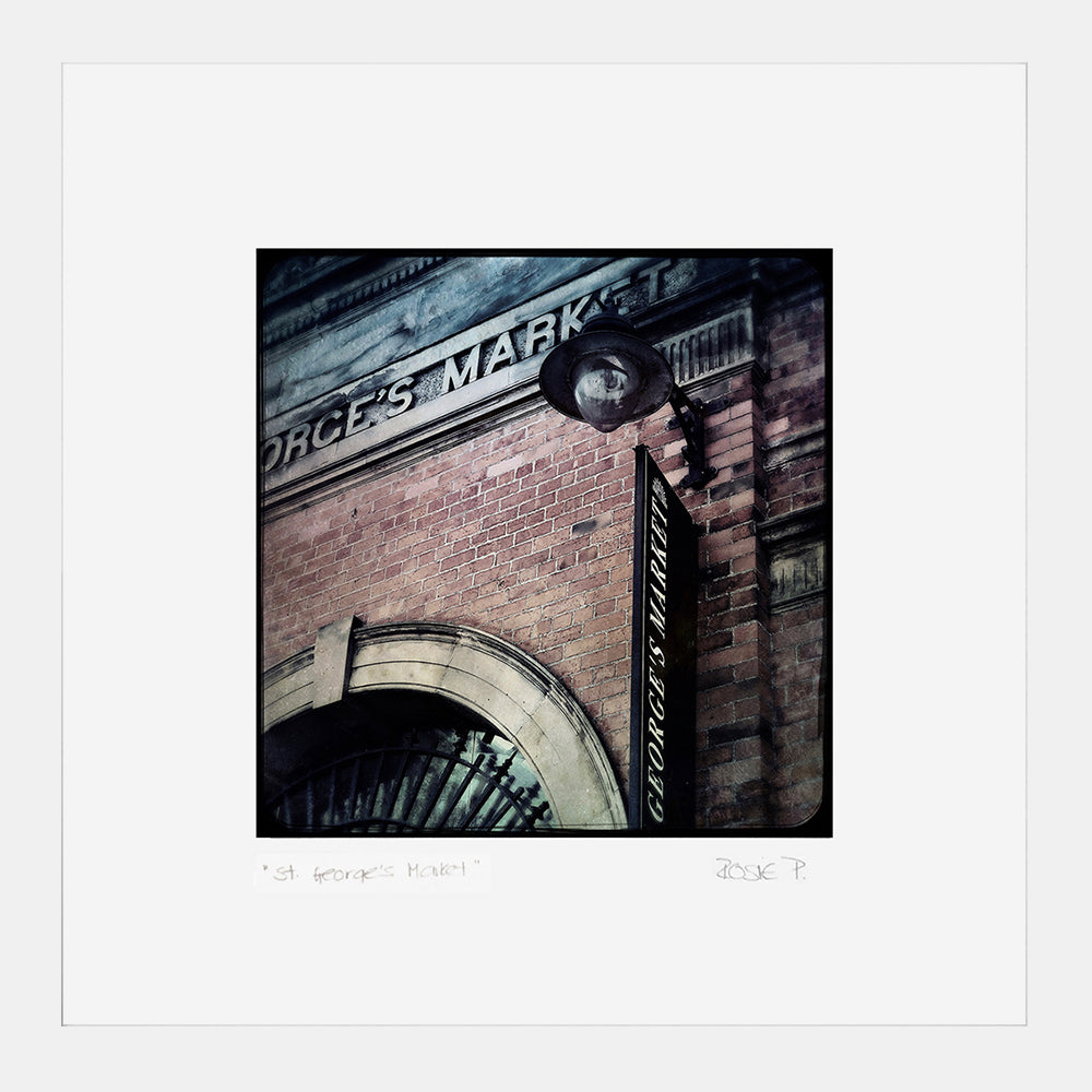 Belfast - St George's Market White Frame (No Mount)