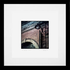 Belfast - St George's Market Black Frame (With Mount)
