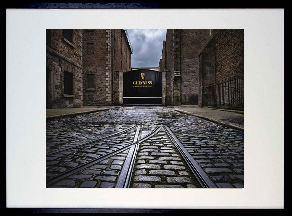 St James's Gate Guinness 40x50 Storehouse Black Frame