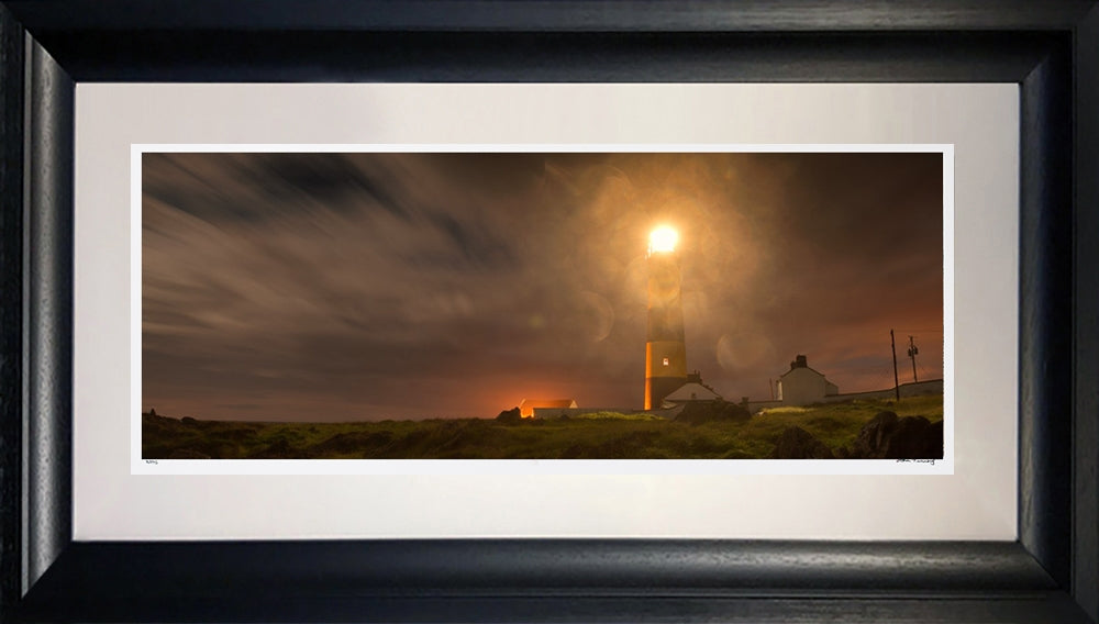 Co Down - St John's Lighthouse - Ltd Edition Chunky Black Frame