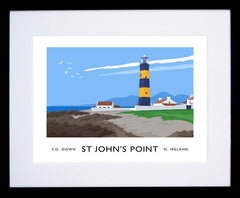 Co Down - St John's Point Frame Black 40x30 With Mount
