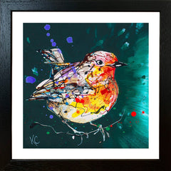 Print Open Edition Animals - Stand by Me-30 x 30-Black Box Frame (No Mount)