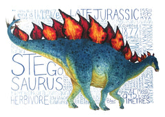 Animals- Stegosaurus Unframed