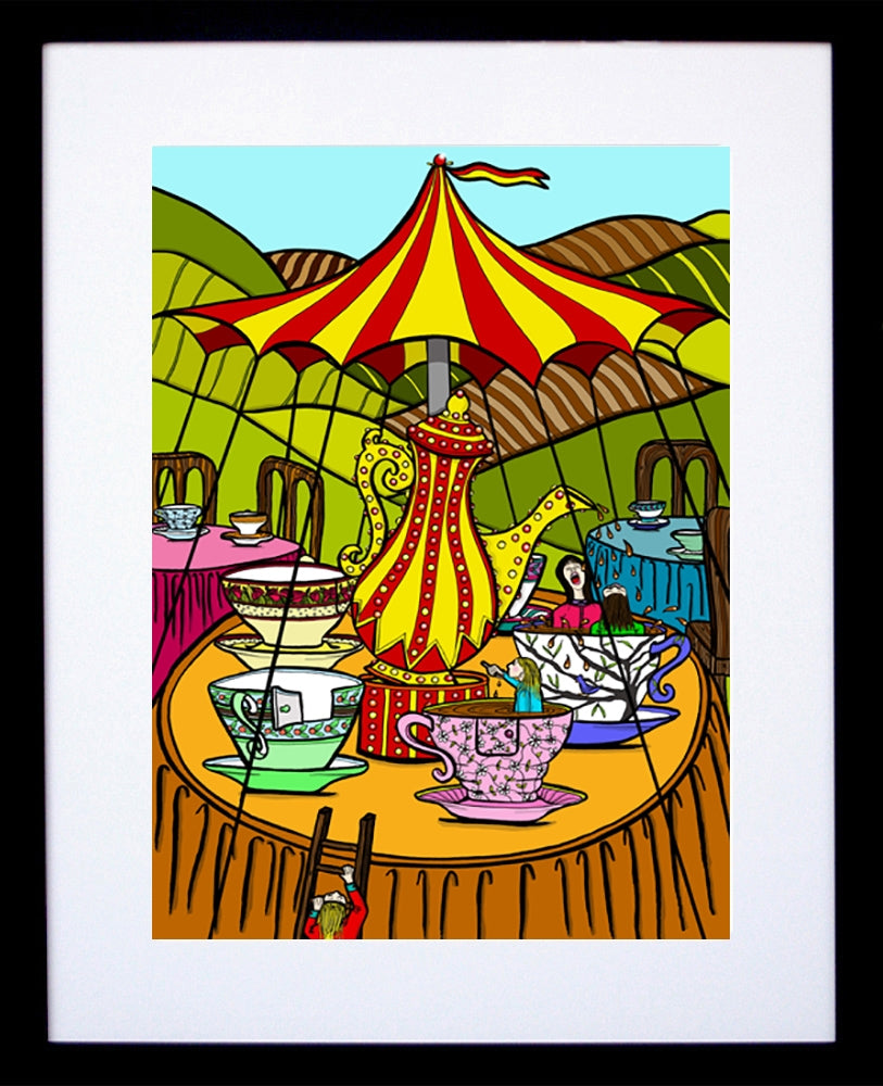 Afternoon Tea At The Fair Framed