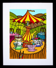 Afternoon Tea At The Fair Framed