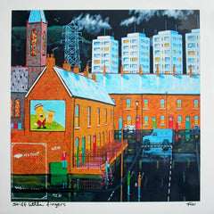 Stiff Little Fingers Unframed 40 x 40