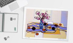 Linocut Print - Still Life