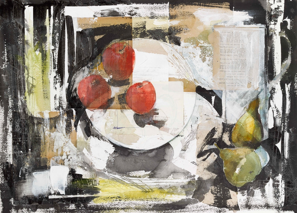 Still Life With Apples and Pears Unframed